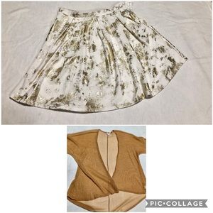 LuLaRoe MADISON skirt + LINDSAY kimono